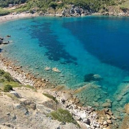 Nisportino, Elba. Bilocale Con Patio Vista Mare. Villa Casa Castagno Exterior photo